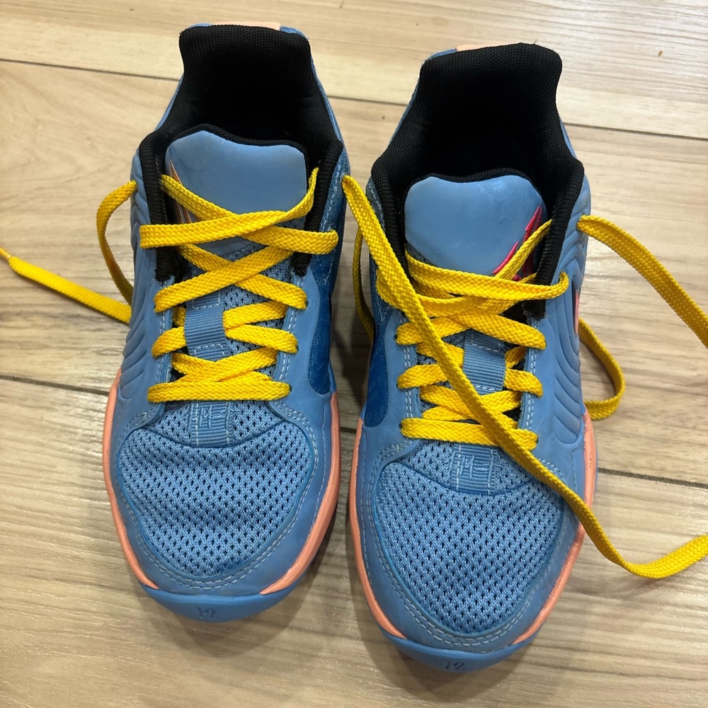 Nike Kids Blue and Orange Sneakers